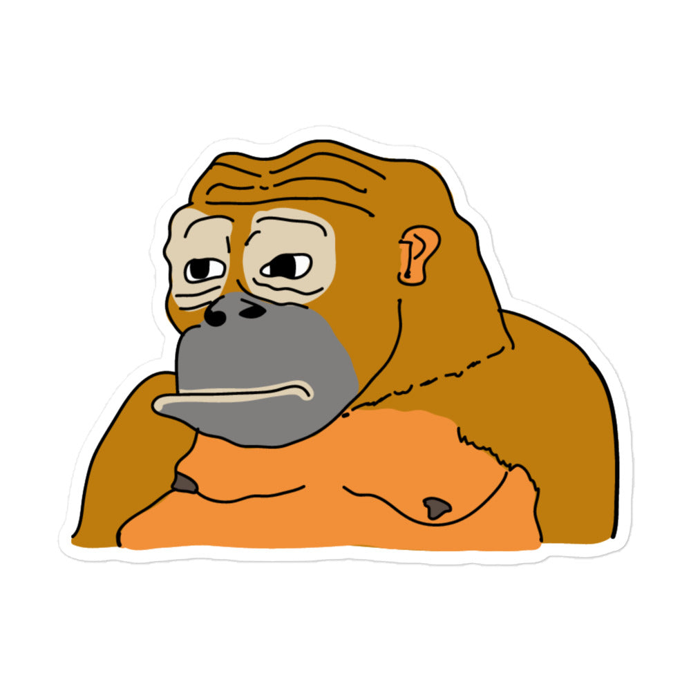 Meme Monkey Sticker