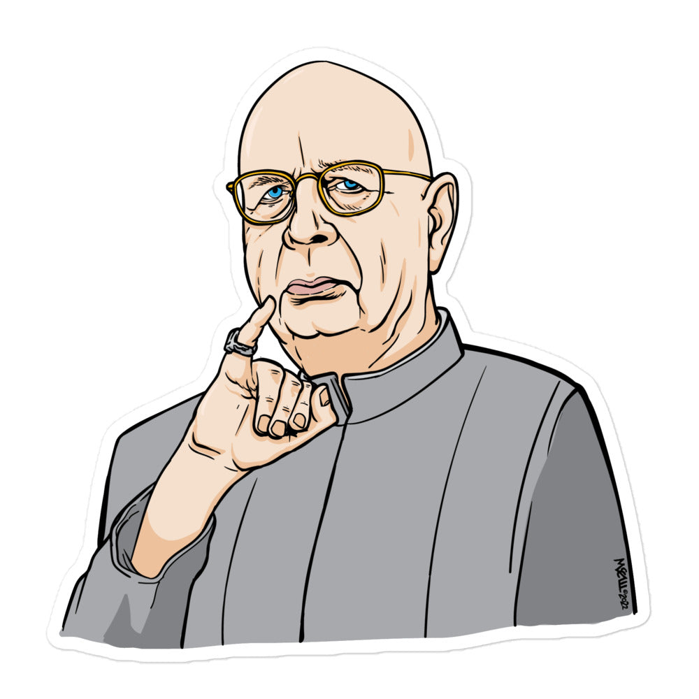 Klause Dr Evil Sticker