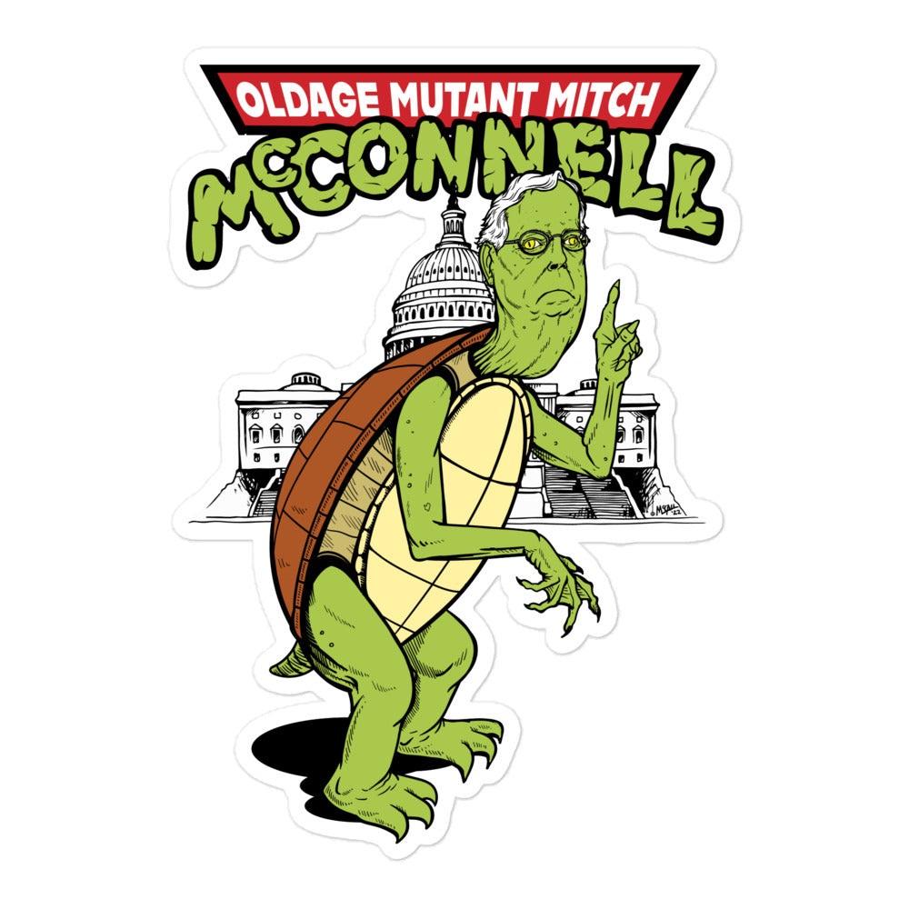 Oldage Mutant Mitch McConnell Sticker