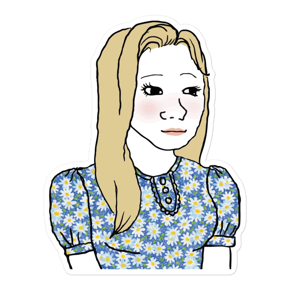 Trad Wife Meme Sticker