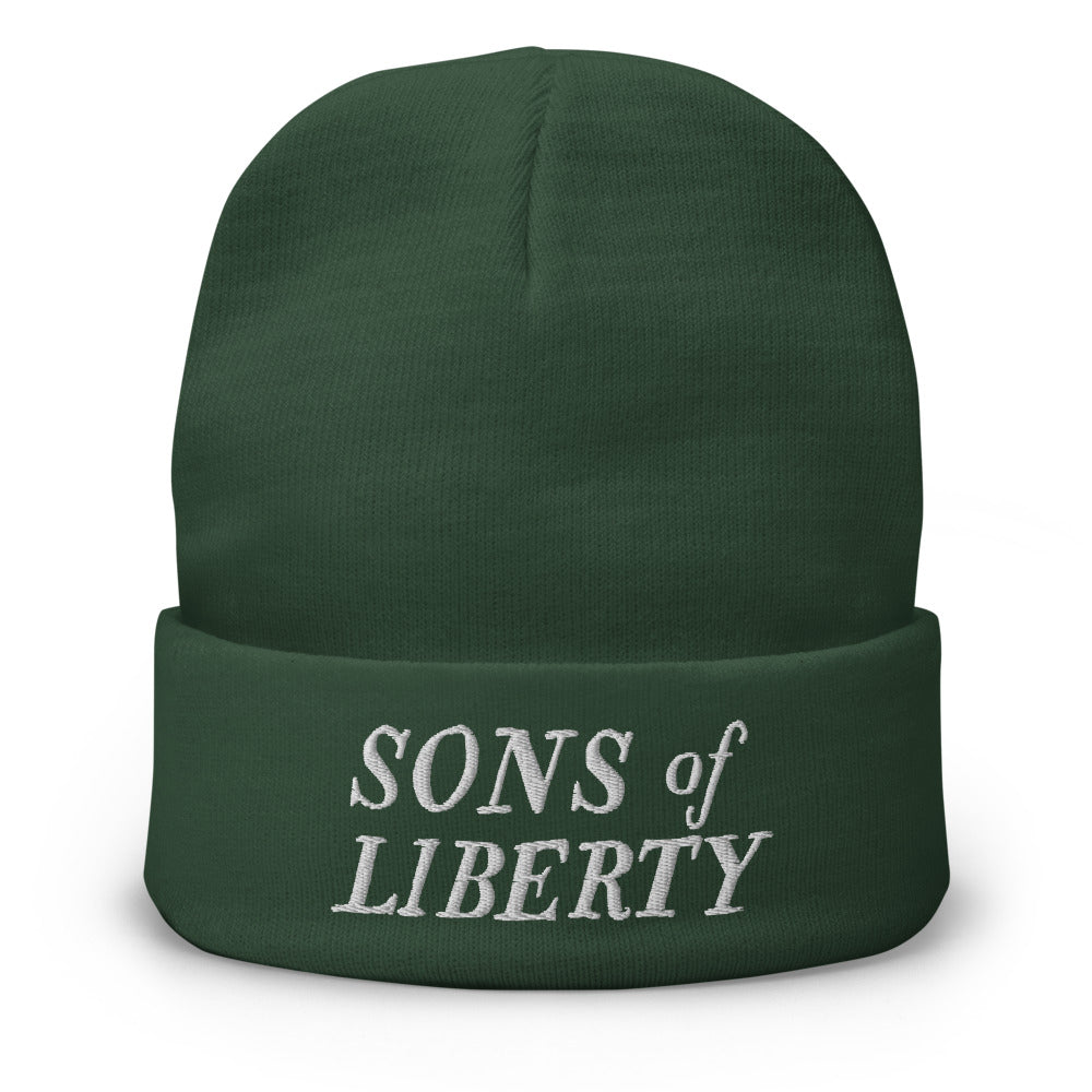 Sons of Liberty Embroidered Beanie
