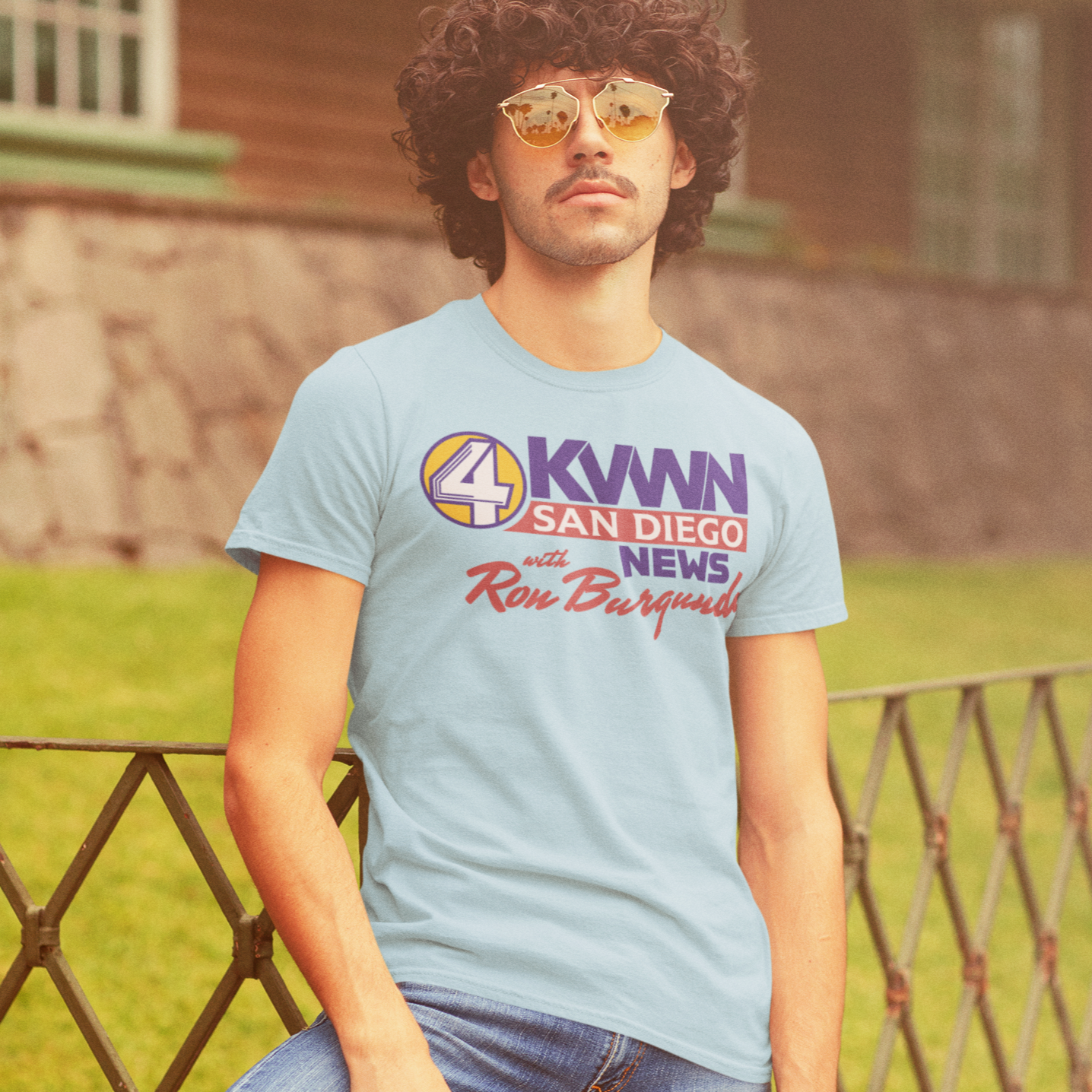 KVWN News with Ron Burgundy Shirt