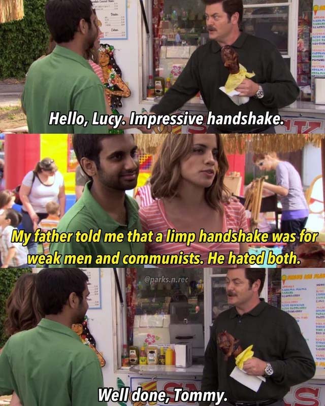 Limp Handshakes Are For Communists Short-Sleeve Unisex T-Shirt