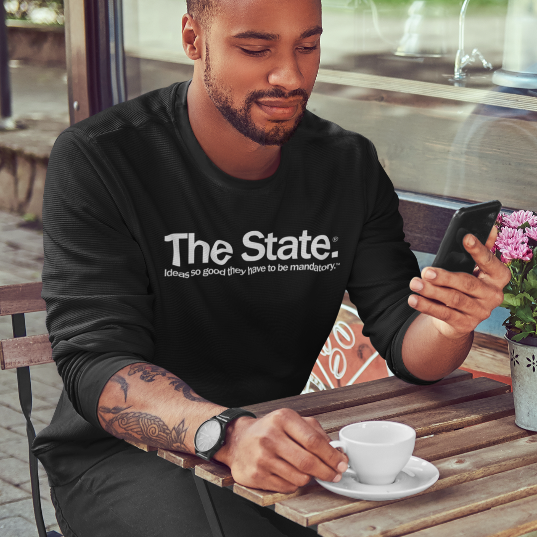 Mandatory Ideas Long Sleeve Statism T-shirt