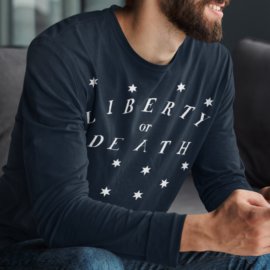 Liberty or Death Colonial 13 Stars Unisex Long Sleeve Tee