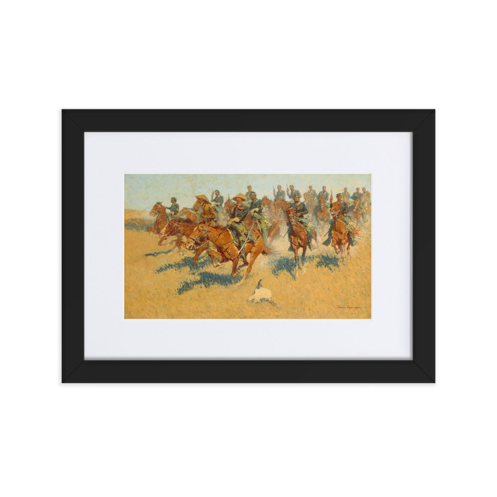 On the Southern Plains Frederic Remington Framed Print