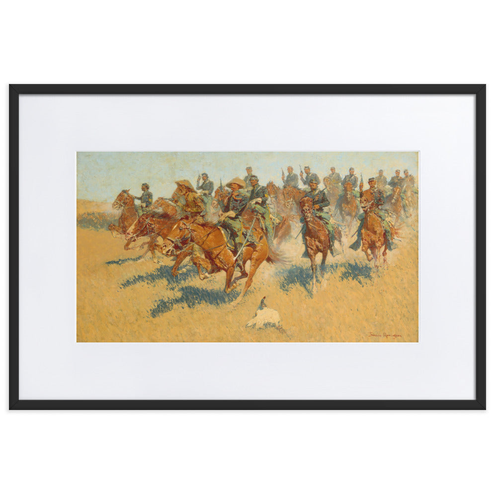 On the Southern Plains Frederic Remington Framed Print