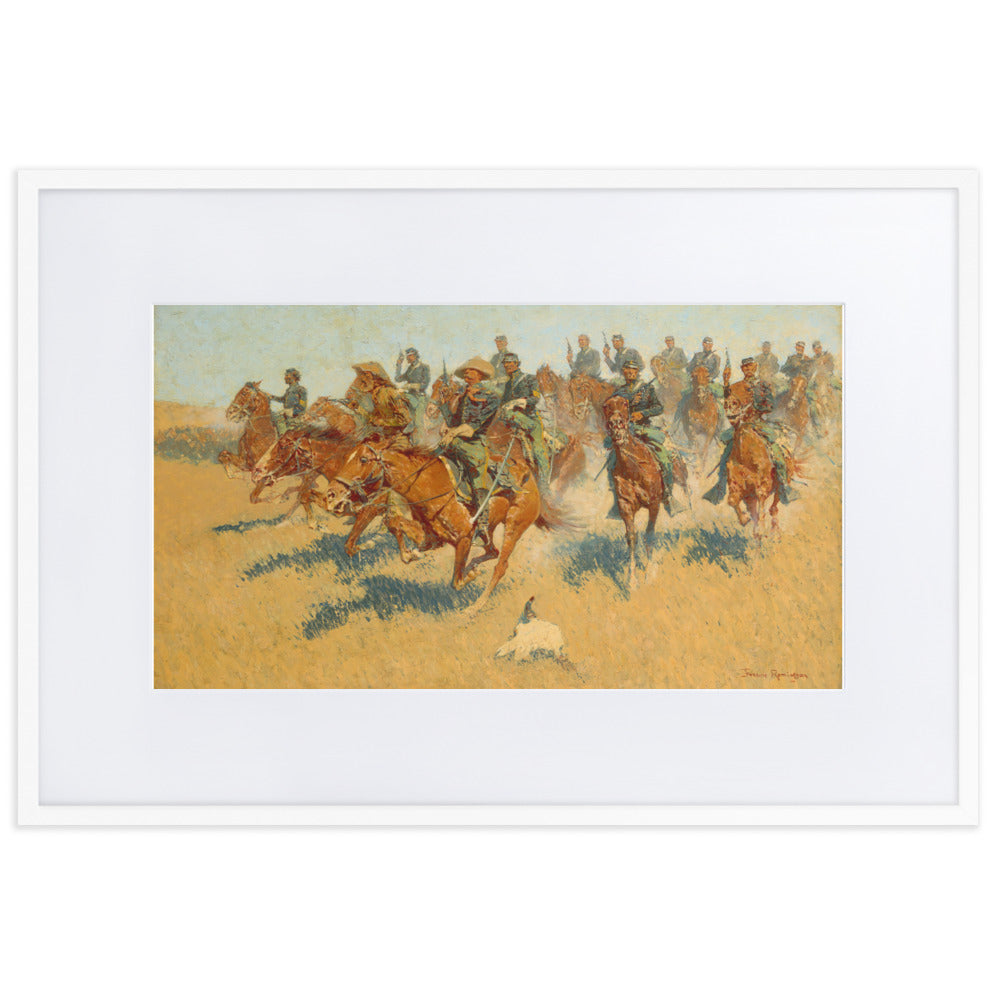 On the Southern Plains Frederic Remington Framed Print