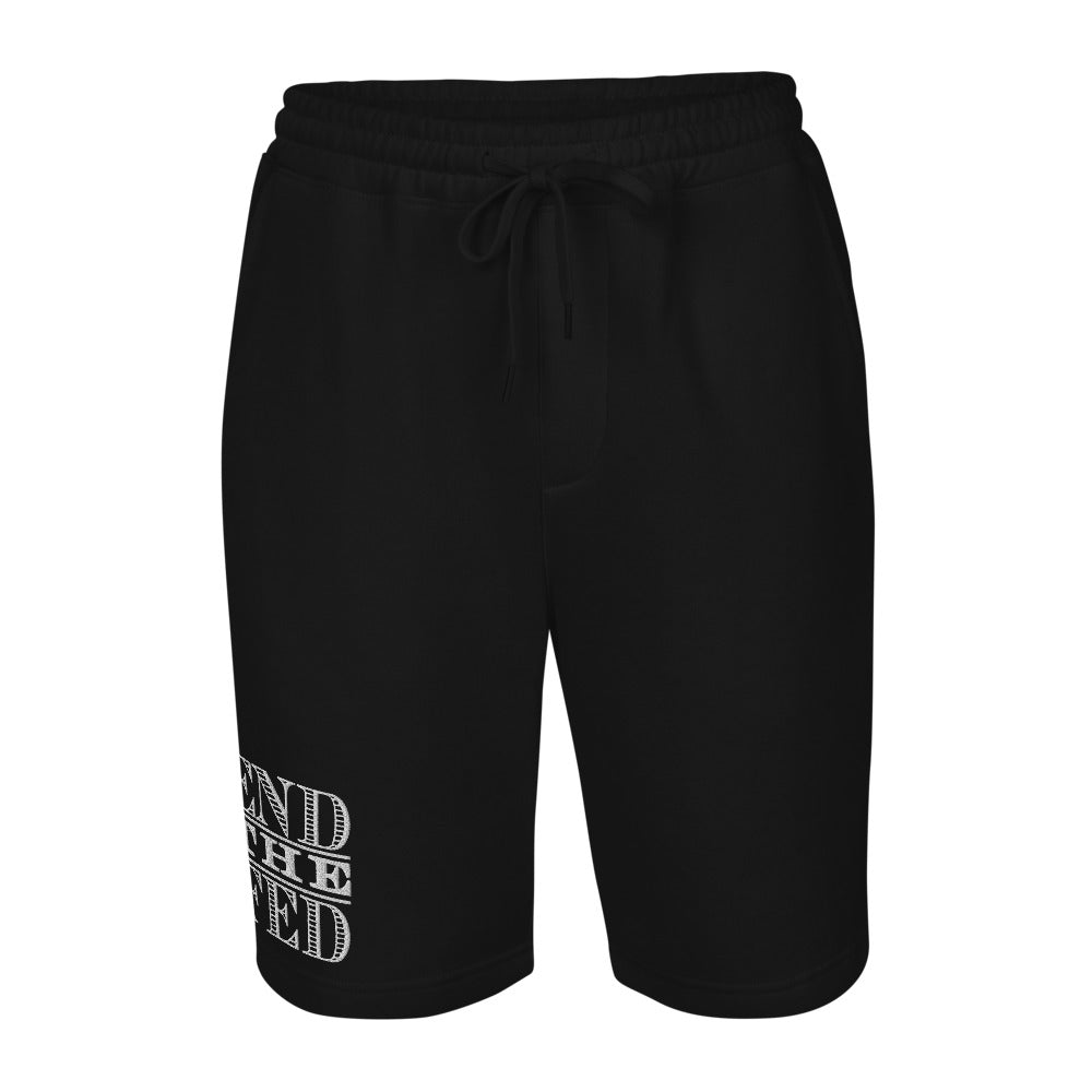 End the Fed Men's fleece shorts