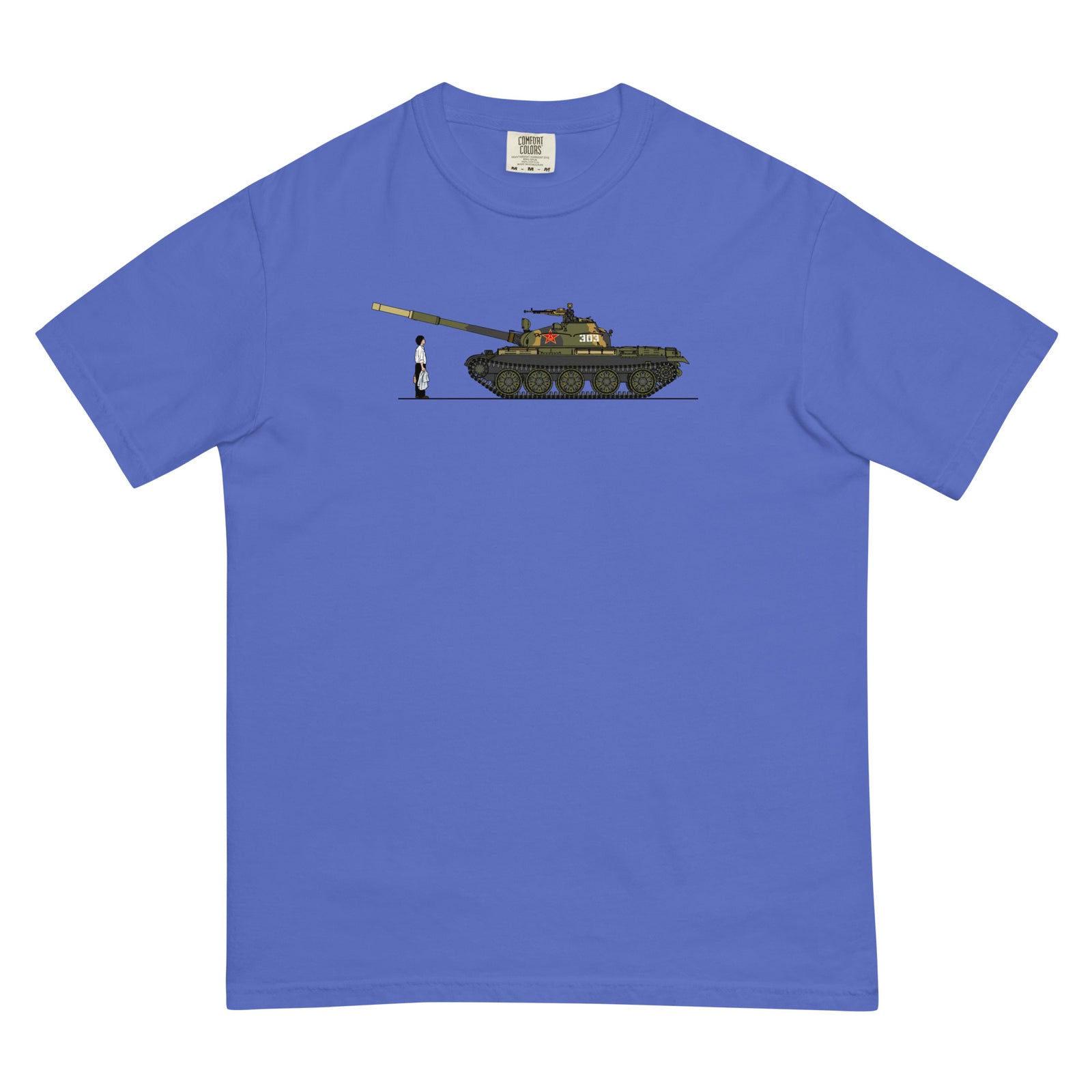 Tank Man Men’s Garment-dyed Heavyweight T-shirt