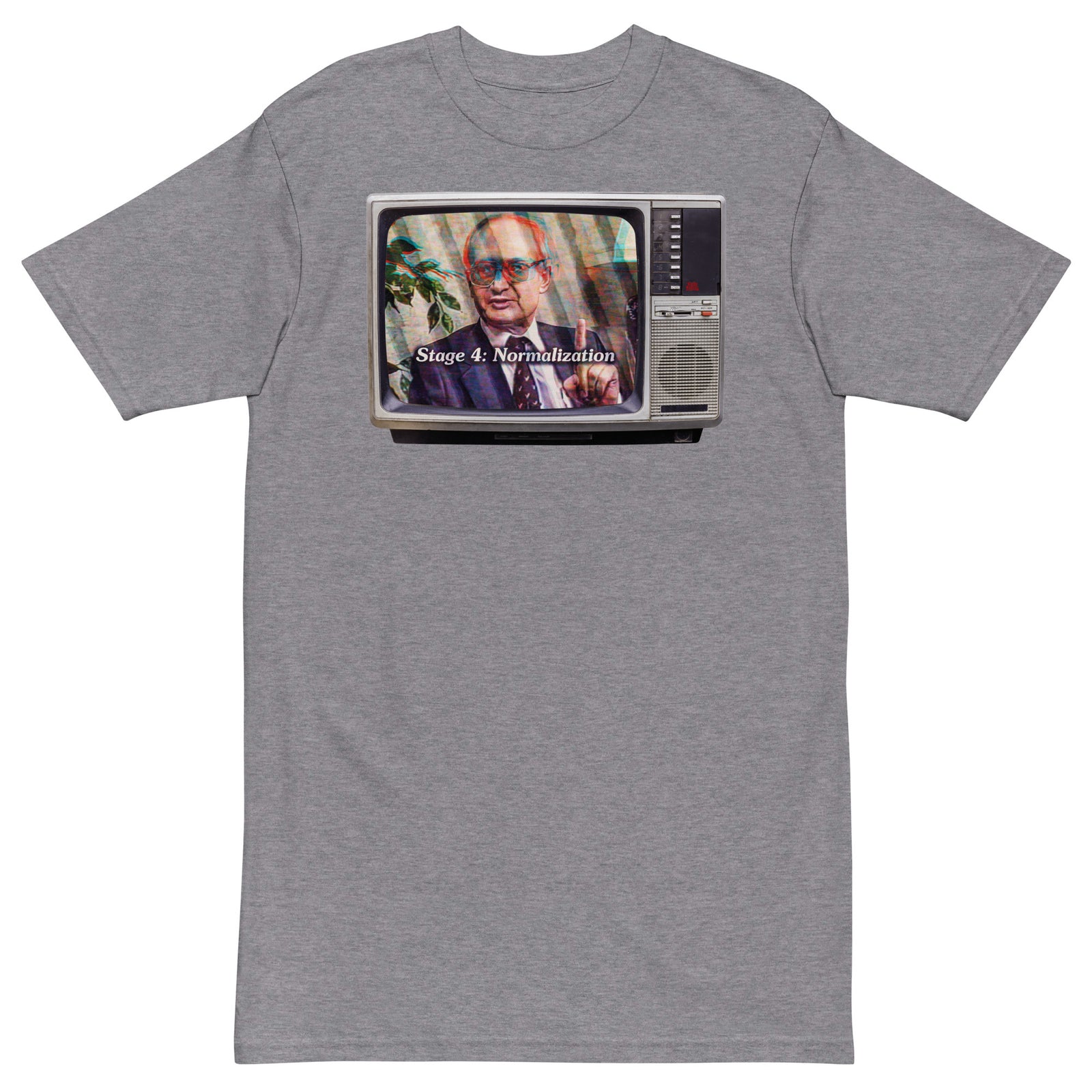 Yuri Bezmenov The Fourth Stages of Ideological Subversion Men’s Heavyweight Graphic Tee