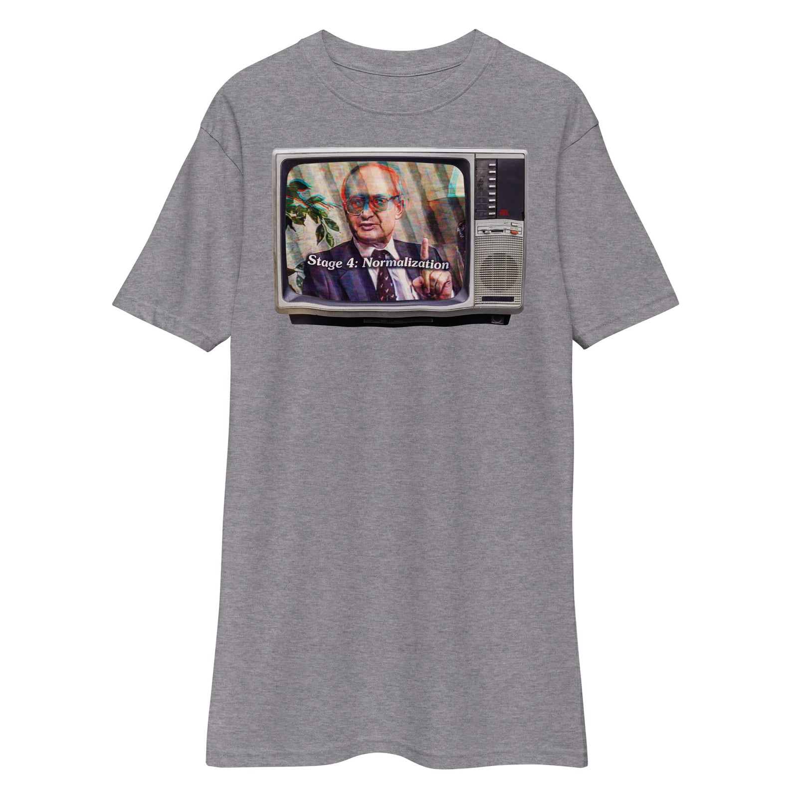 Yuri Bezmenov The Fourth Stages of Ideological Subversion Men’s Heavyweight Graphic Tee