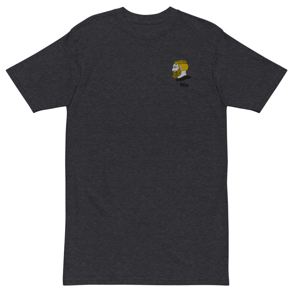 Chad No Men’s Embroidered Heavyweight Work T-Shirt