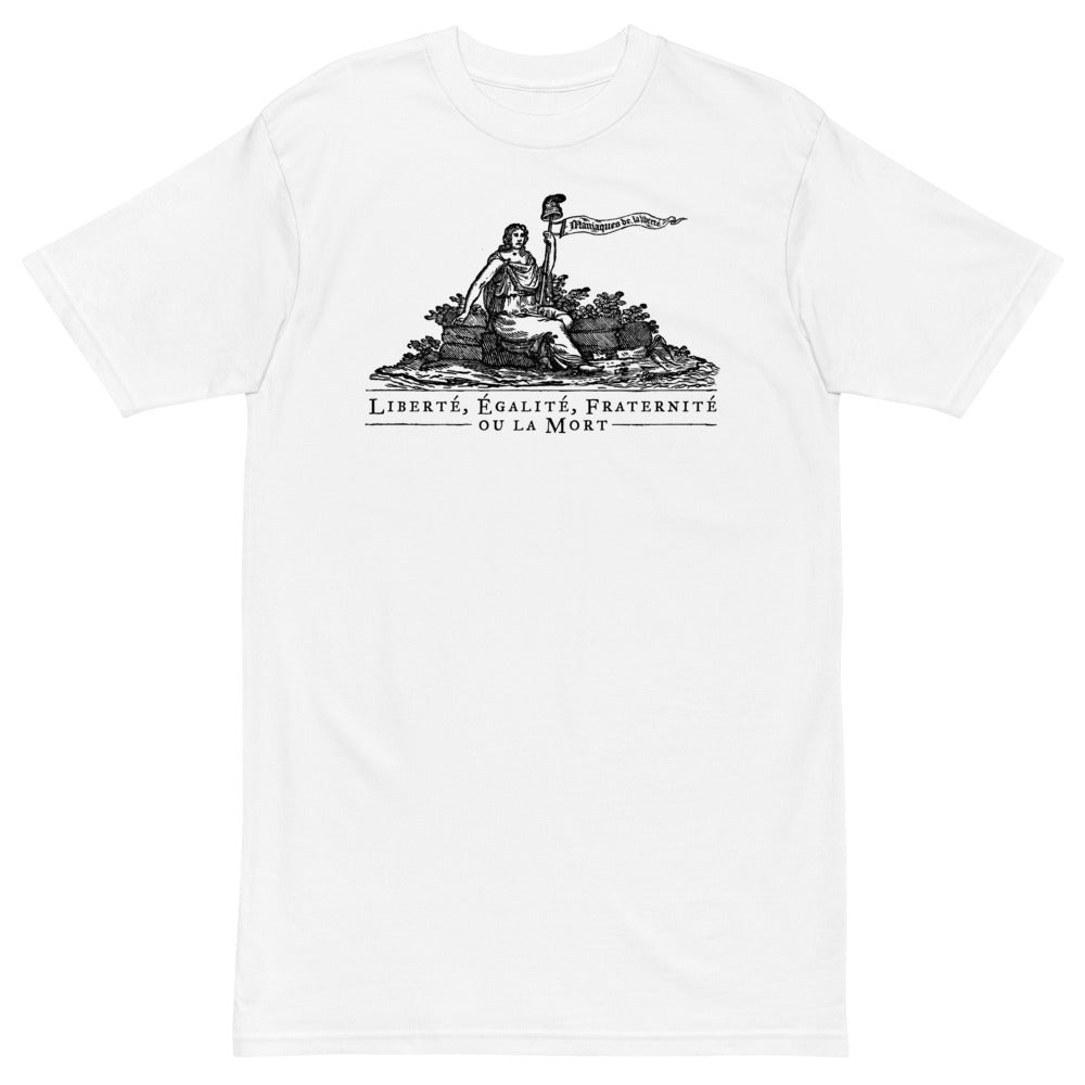 Liberte Equalite Fraternite ou la Mort Heavyweight tee