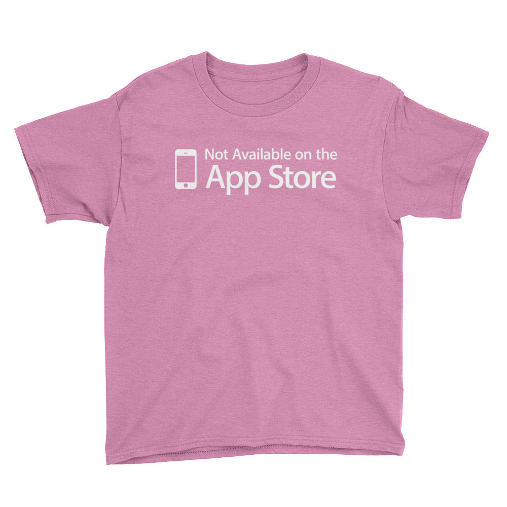 Not Available at the App Store Youth Short Sleeve T-Shirt