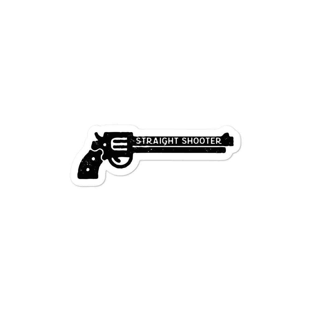 Straight Shooter Sticker