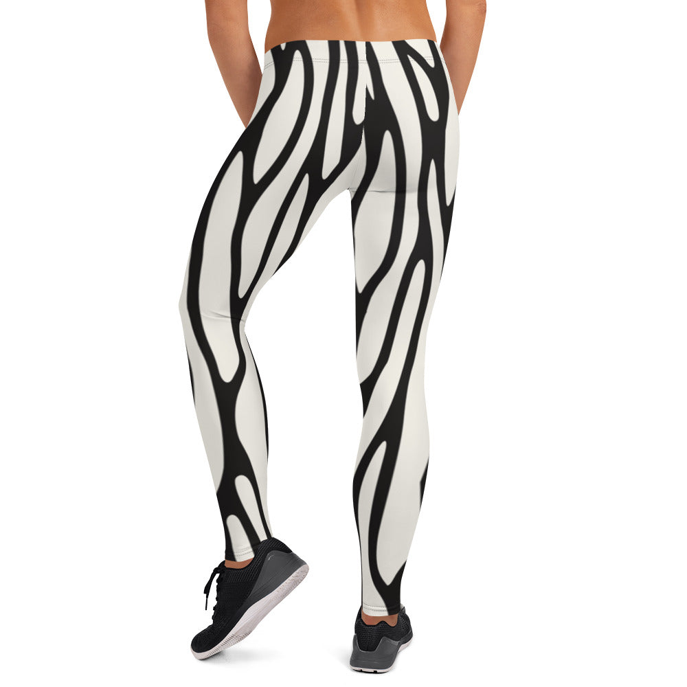 Mernbrook Cream and Black Leggings