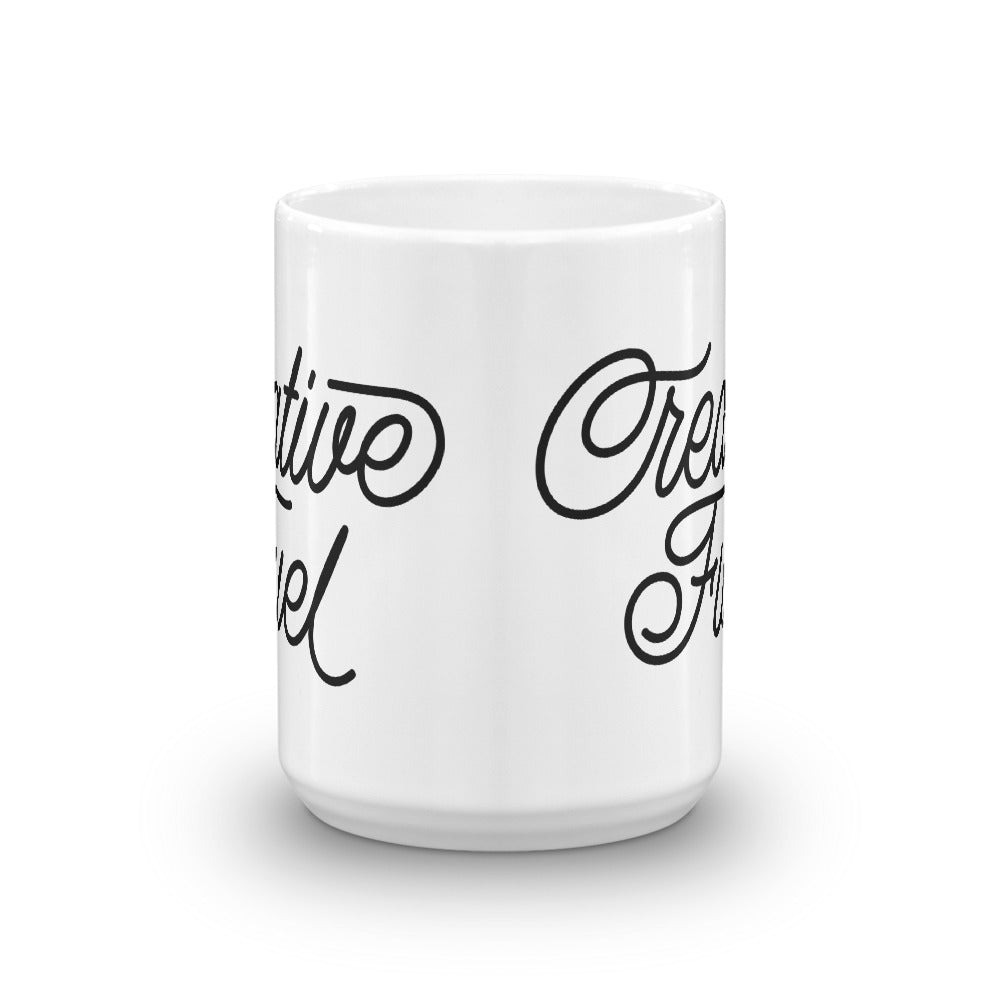 Creative Fuel White Glossy Mug
