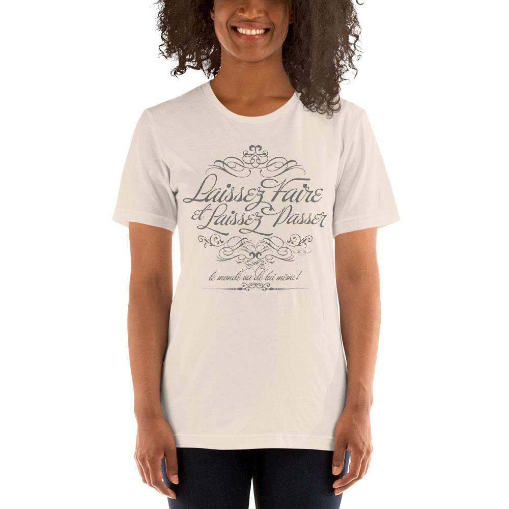 Laissez Faire Vintage Graphic Tee Short-Sleeve Unisex T-Shirt