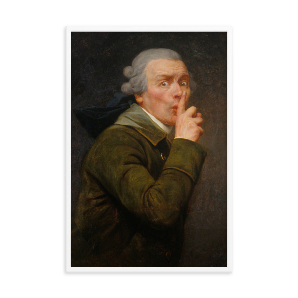 Joseph Ducreux Le Discret Framed Art Print
