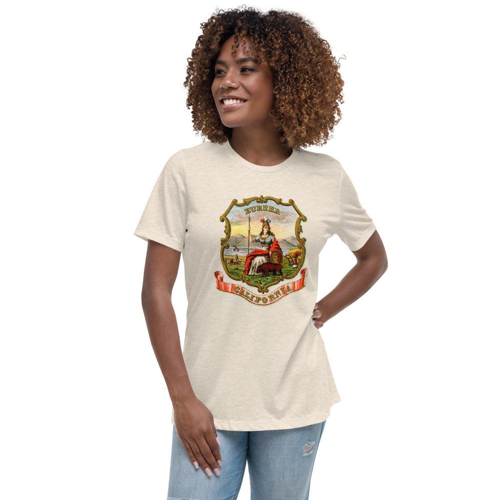 Eureka California State Seal Women's Relaxed T-Shirt