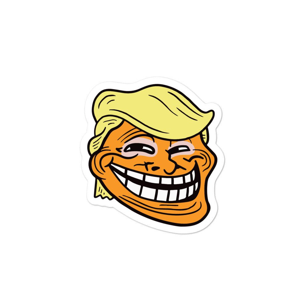Trump Troll Die Cut Sticker