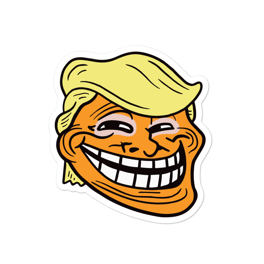 Trump Troll Die Cut Sticker