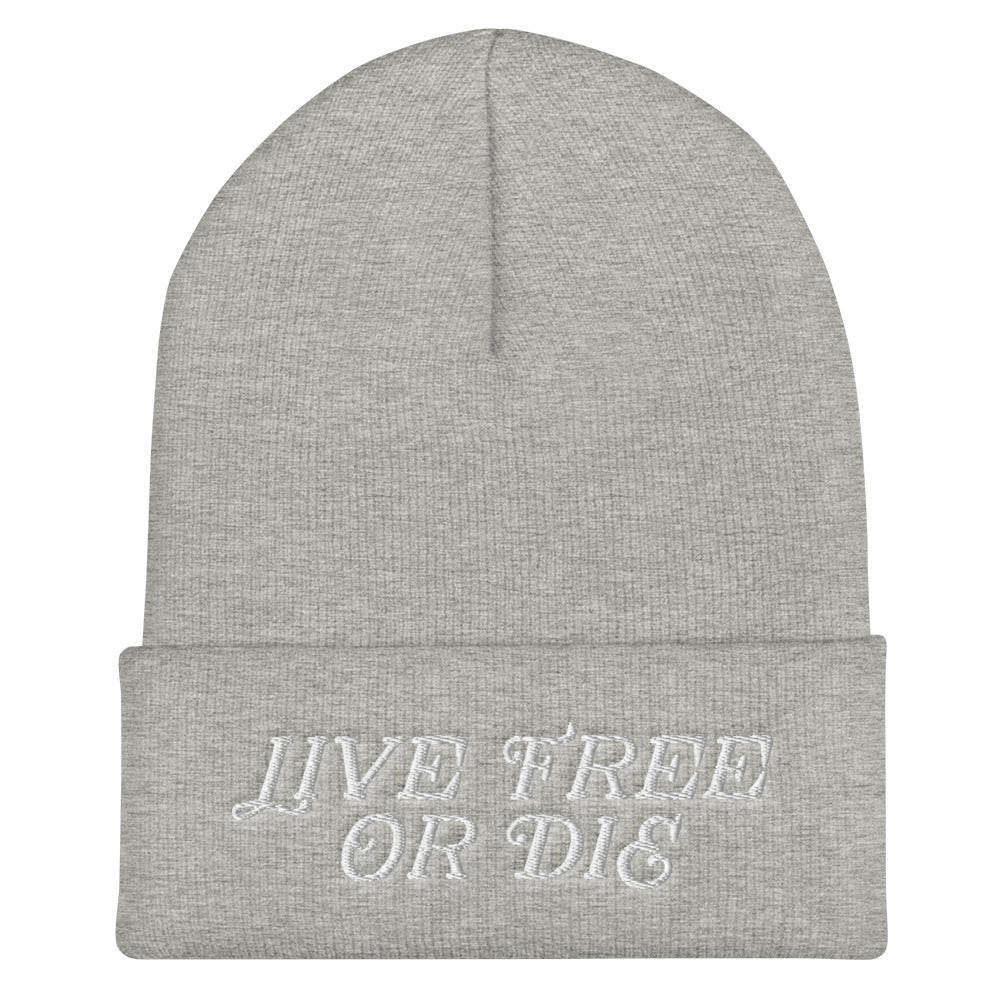 Live Free Or Die Cuffed Beanie