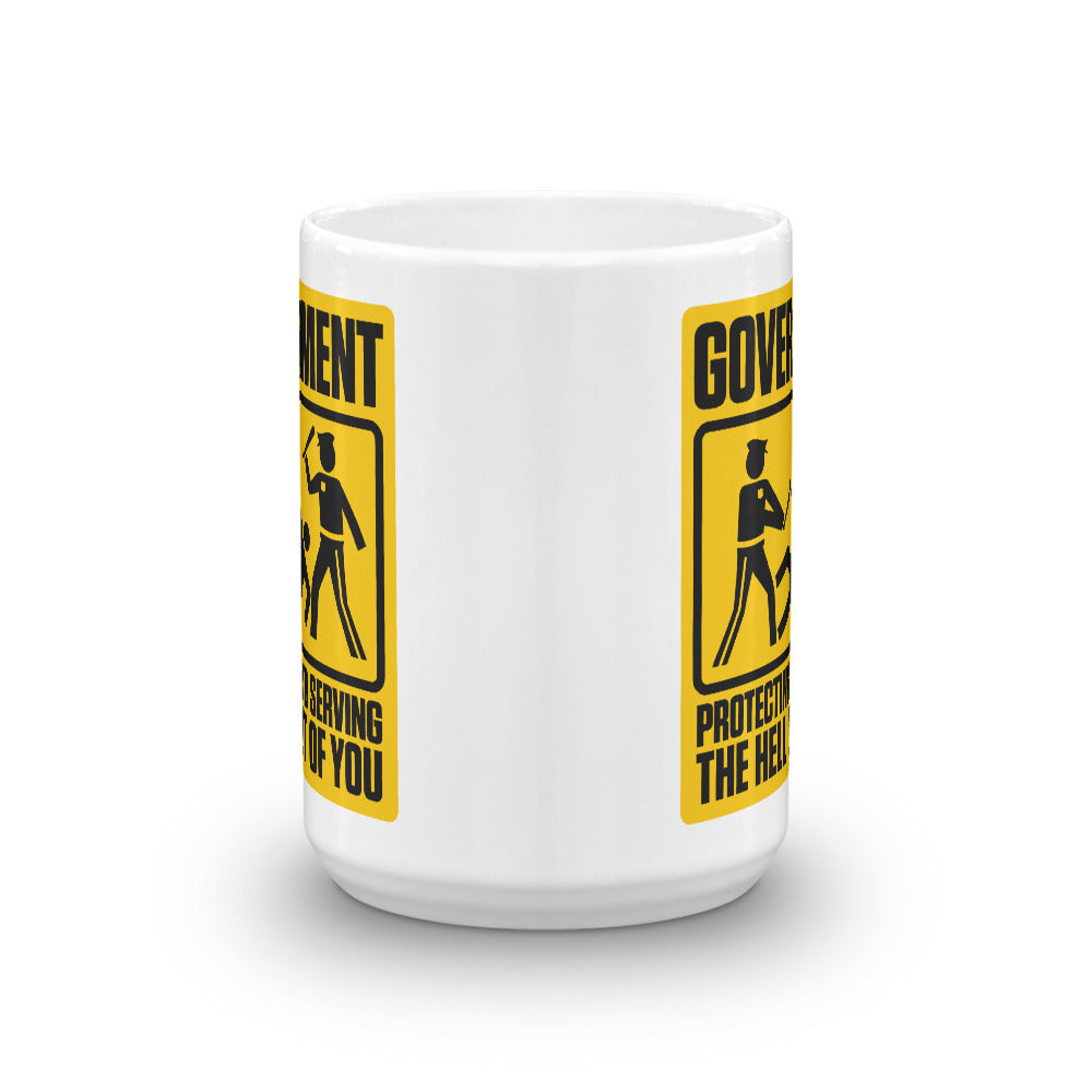 Government Protecting and Serving Coffee Mug