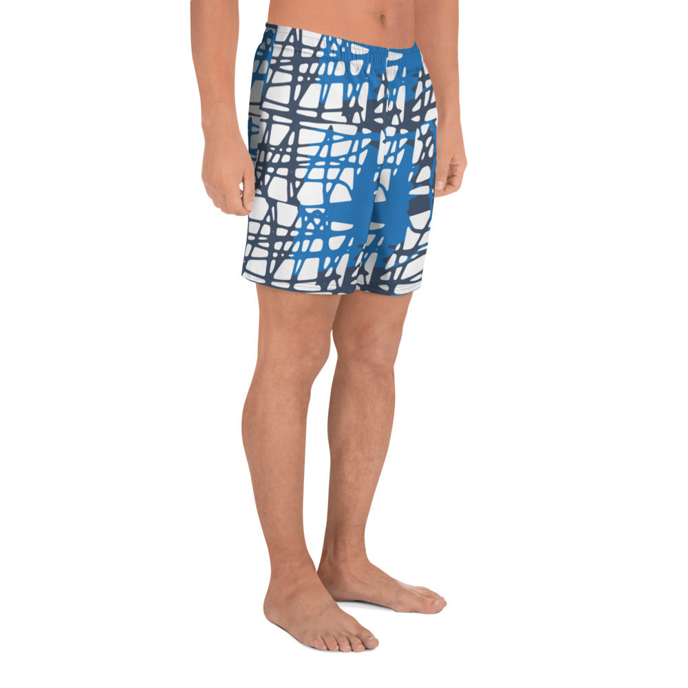 Radical Blue Men's Athletic Shorts