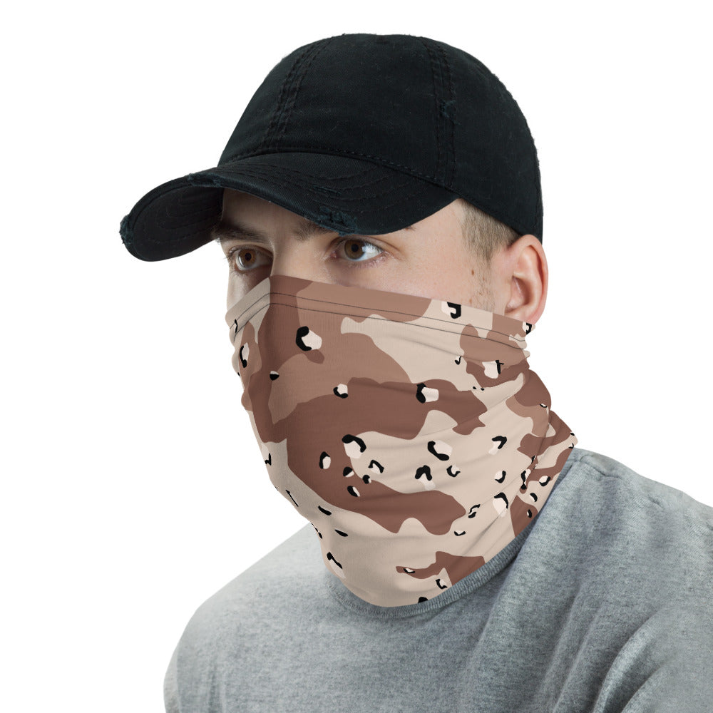 Desert Camouflage Pattern (six-color) Neck Gaiter