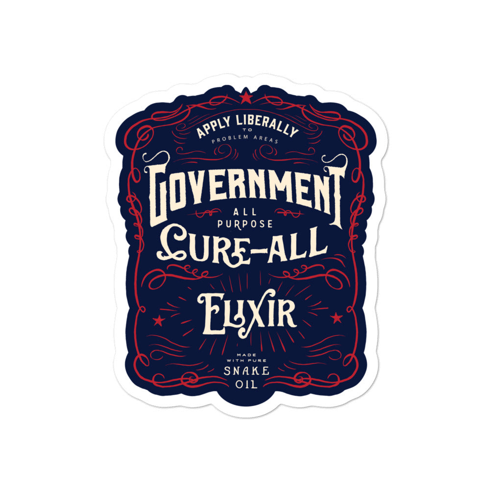 Government Cure All Sticker