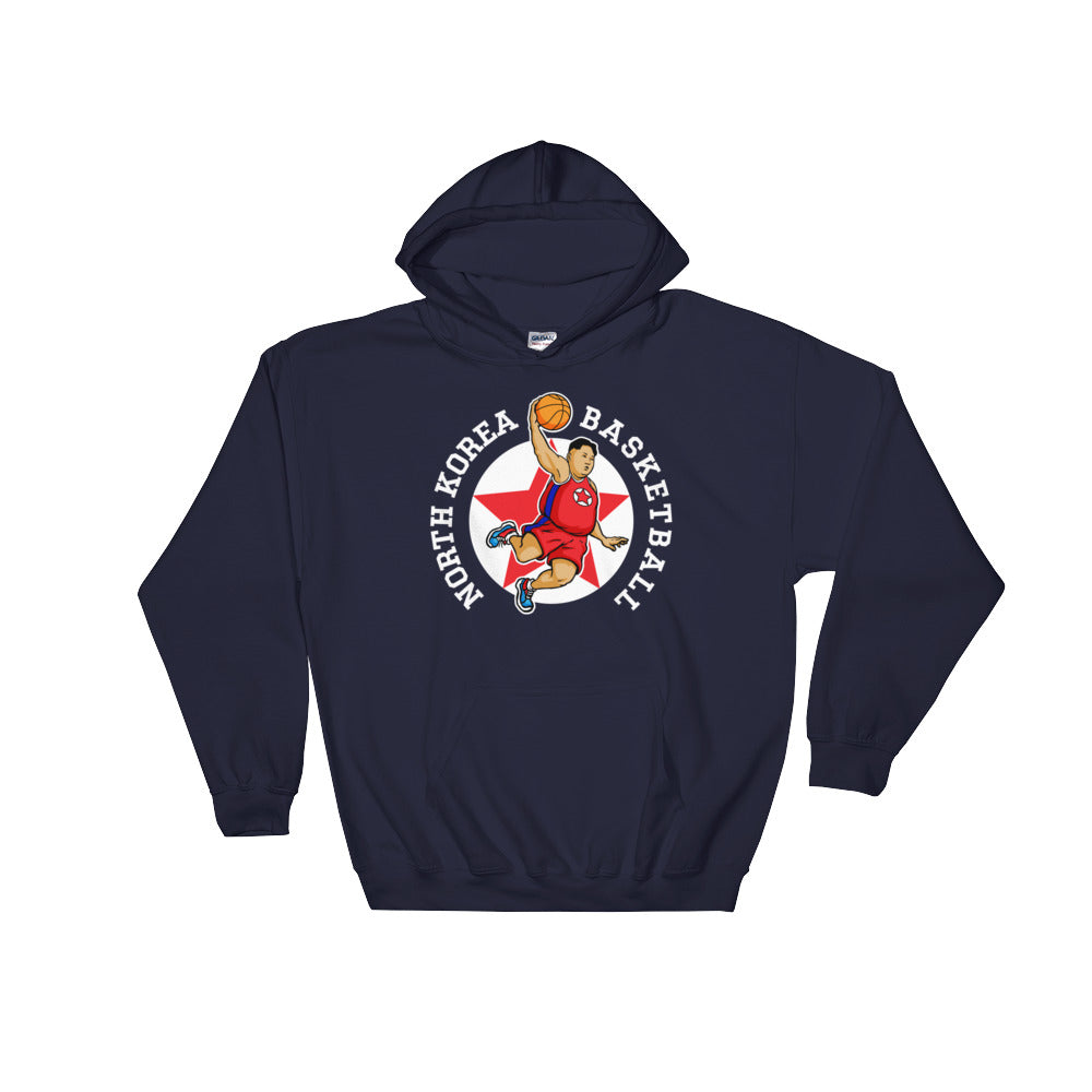 North Korea Basketball Rocketman Hooded Sweatshirt