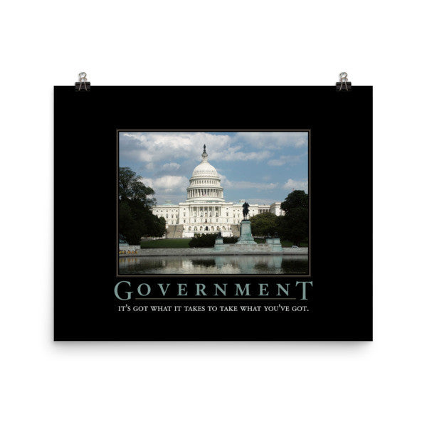 Government Motivational Parody Poster