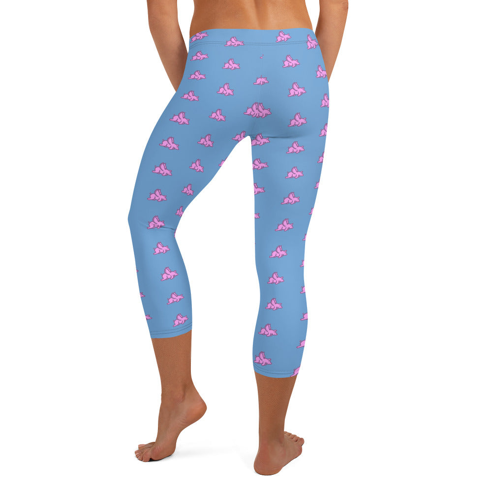 When Pigs Fly Capri Leggings