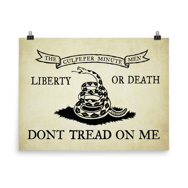 Culpeper Don't Tread On Me Print
