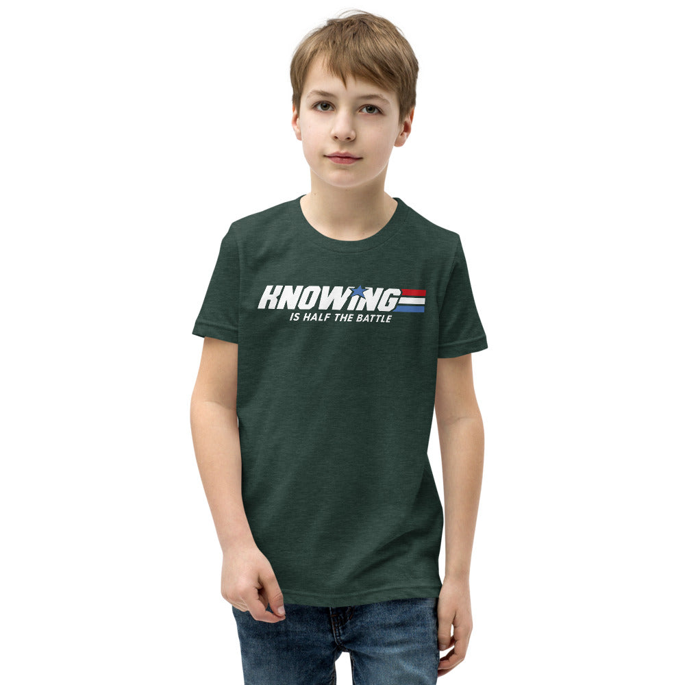 Knowing is Half the Battle Youth Short Sleeve T-Shirt