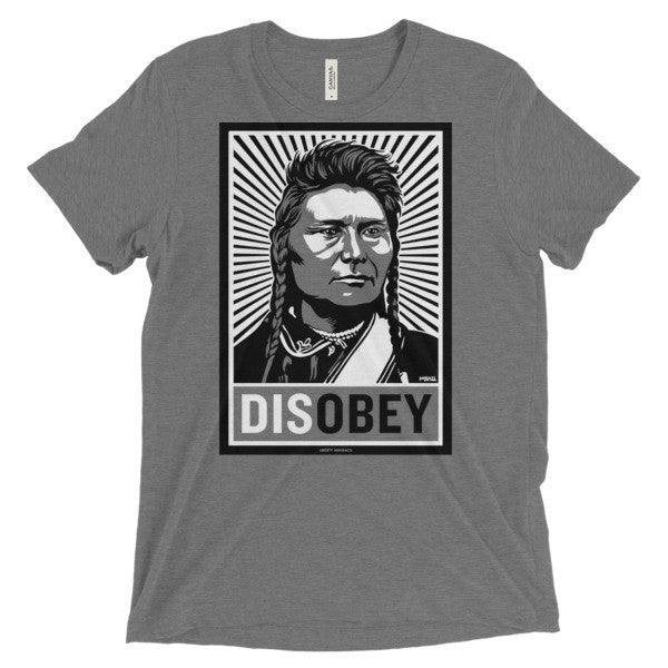 Cheif Joseph DISOBEY Triblend Graphic T-Shirt