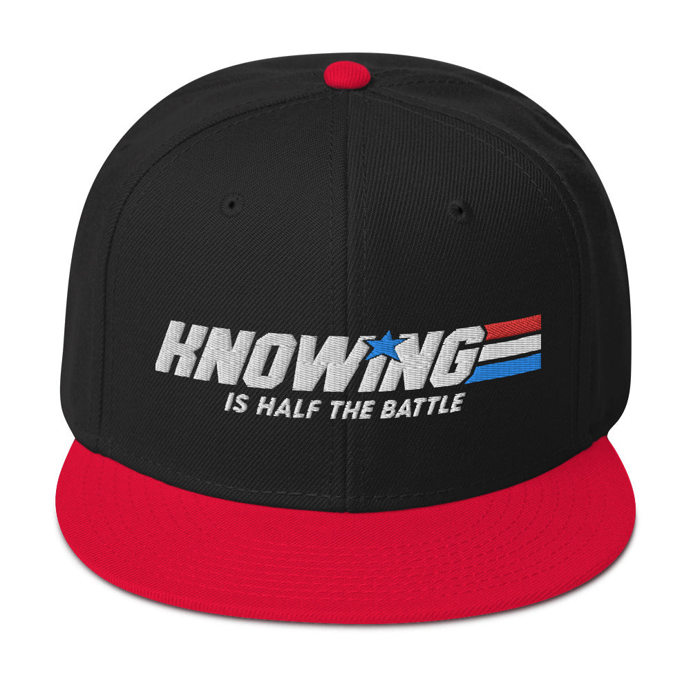 Knowing is Half the Battle Snapback Baseball Cap