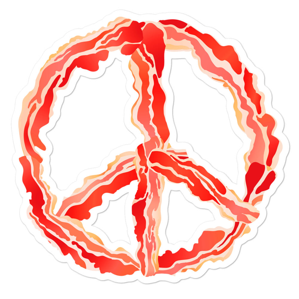 Peace of Bacon Sticker