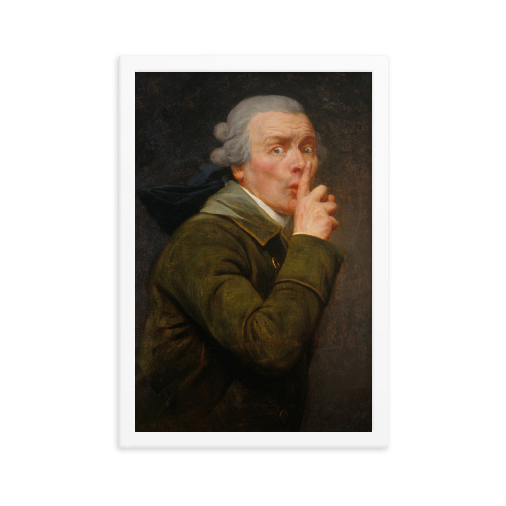 Joseph Ducreux Le Discret Framed Art Print