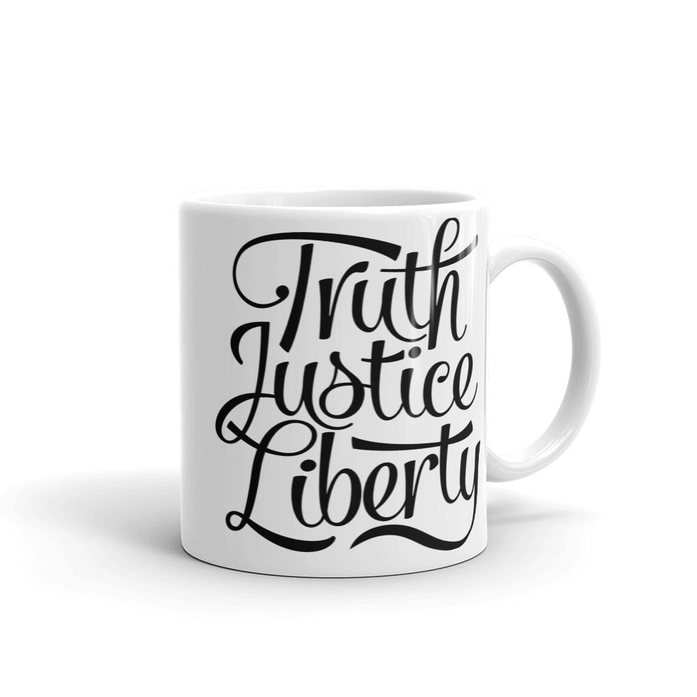 Truth Justice Liberty Mug