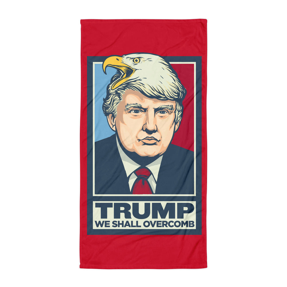 Donald Trump We Shall Overcomb Beach Towel