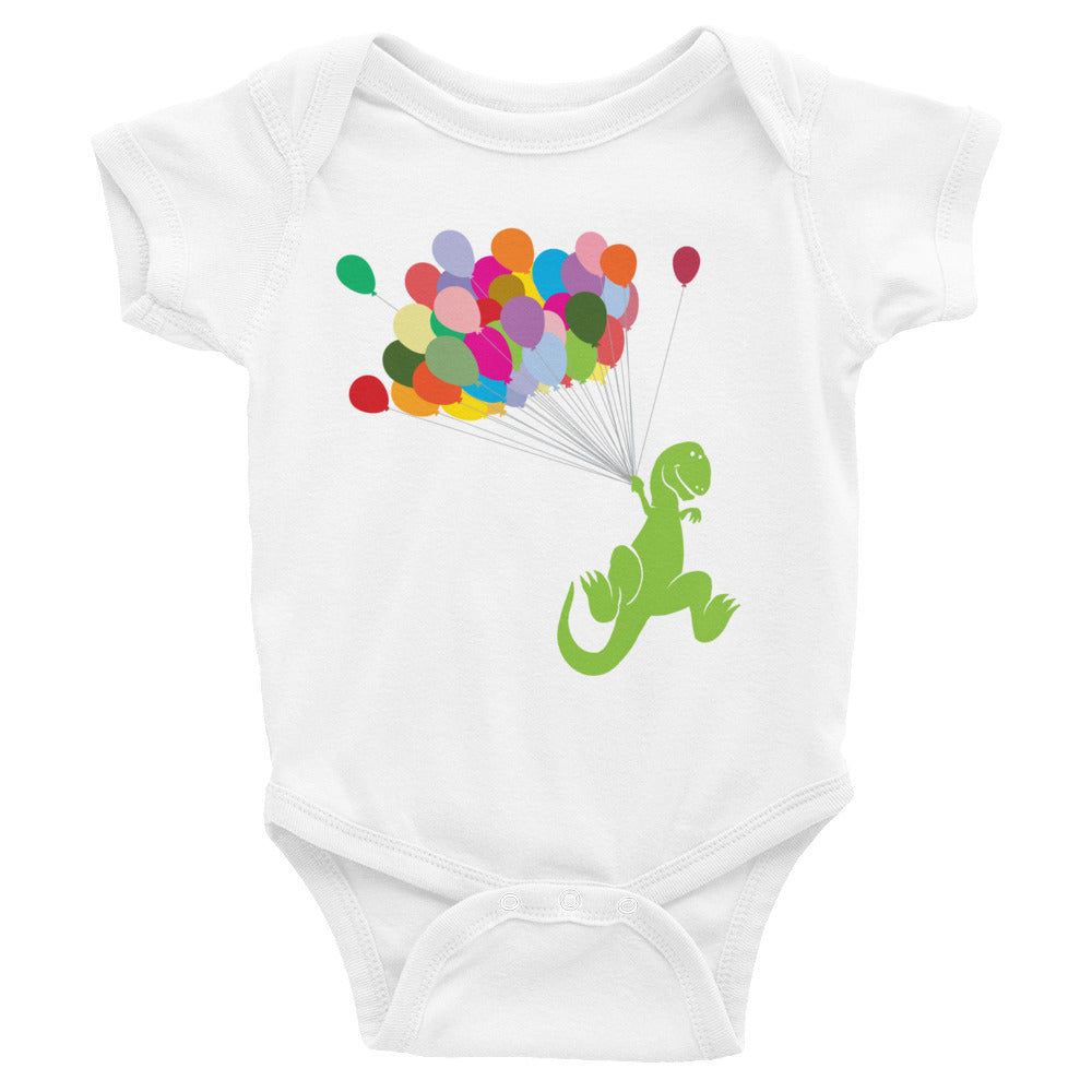 Dinosaur Balloons Infant Bodysuit