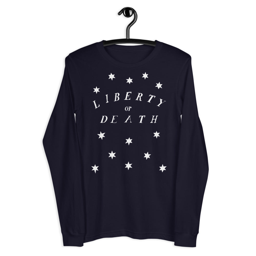 Liberty or Death Colonial 13 Stars Unisex Long Sleeve Tee