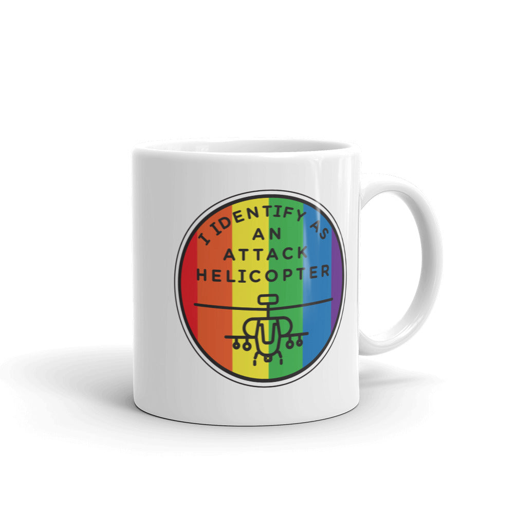 I Identify As An Attack Helicopter Mug