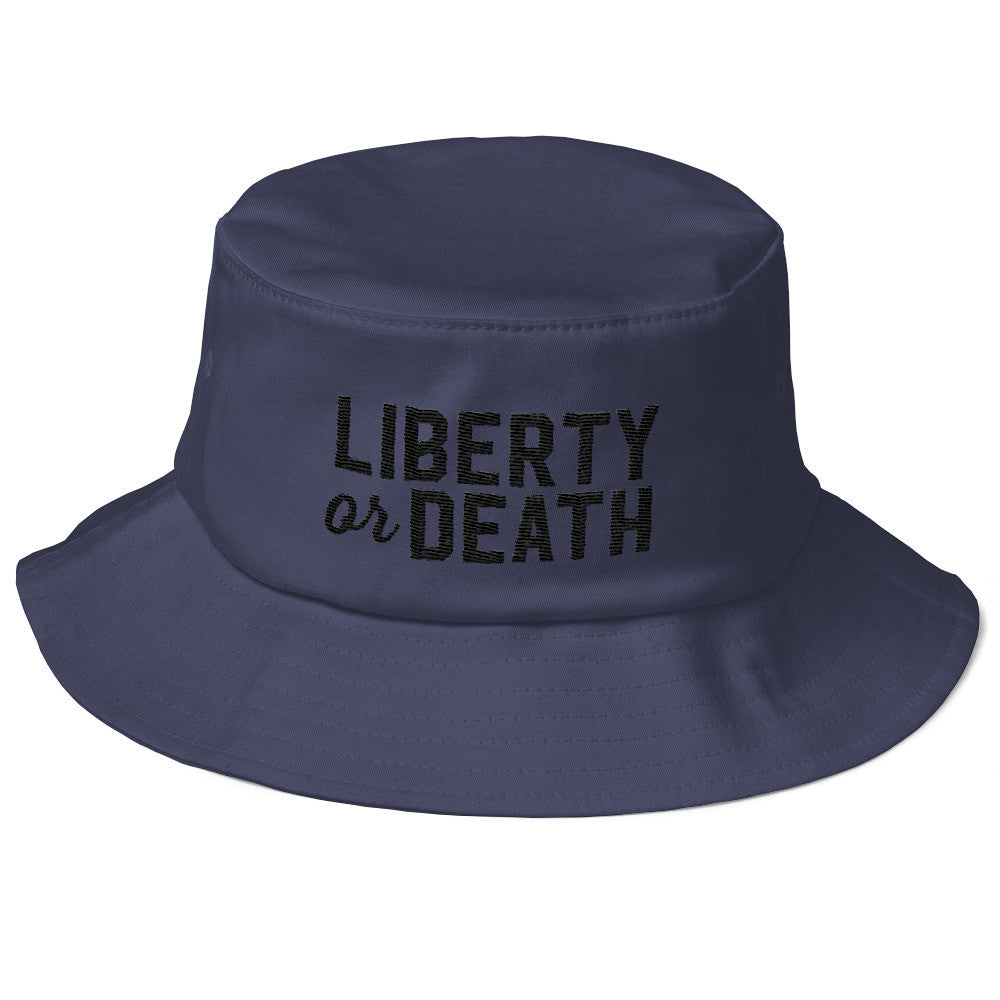 Liberty or Death Old School Bucket Hat