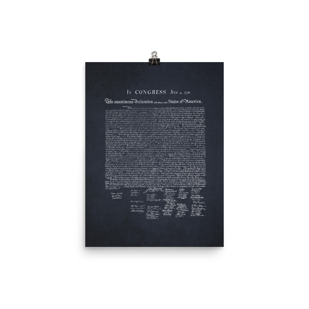 Declaration of Independence Dark Print