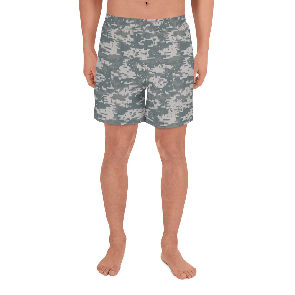 Liberty Maniacs Universal Camo Army Men's Athletic Long Shorts
