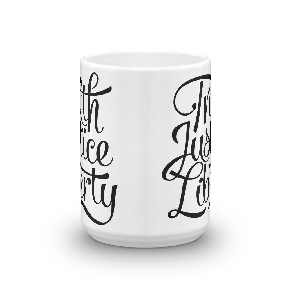 Truth Justice Liberty Mug